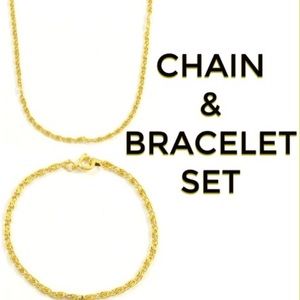 18k yellow gold filled- set