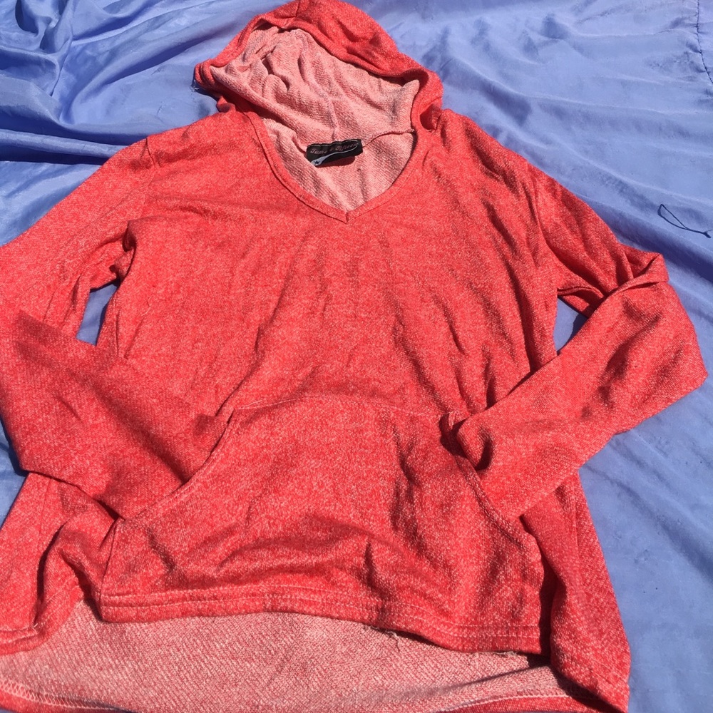 long sleeve hooded pullover