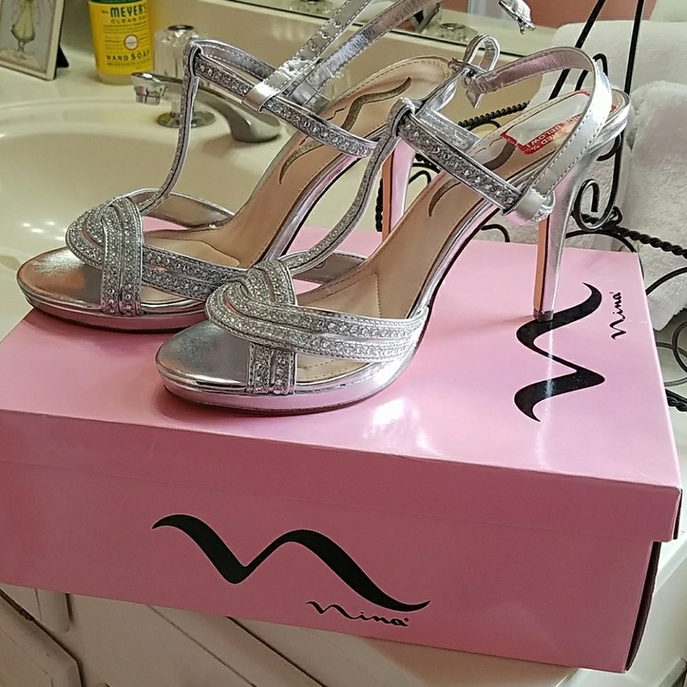 Nina Rynette Silver Heels