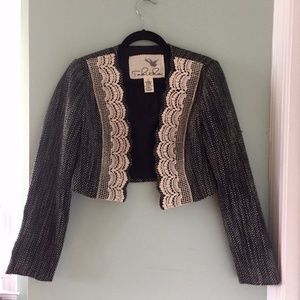 Tabitha Anthropologie Wool Blazer