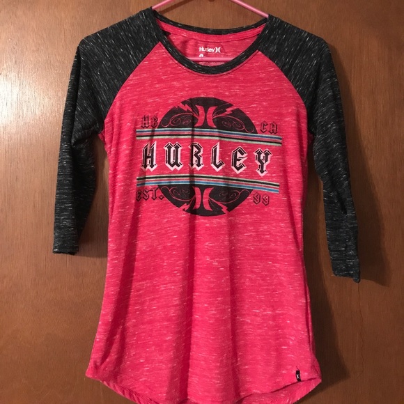 Hurley Tops - Hurley 3/4 length sleeve shirt