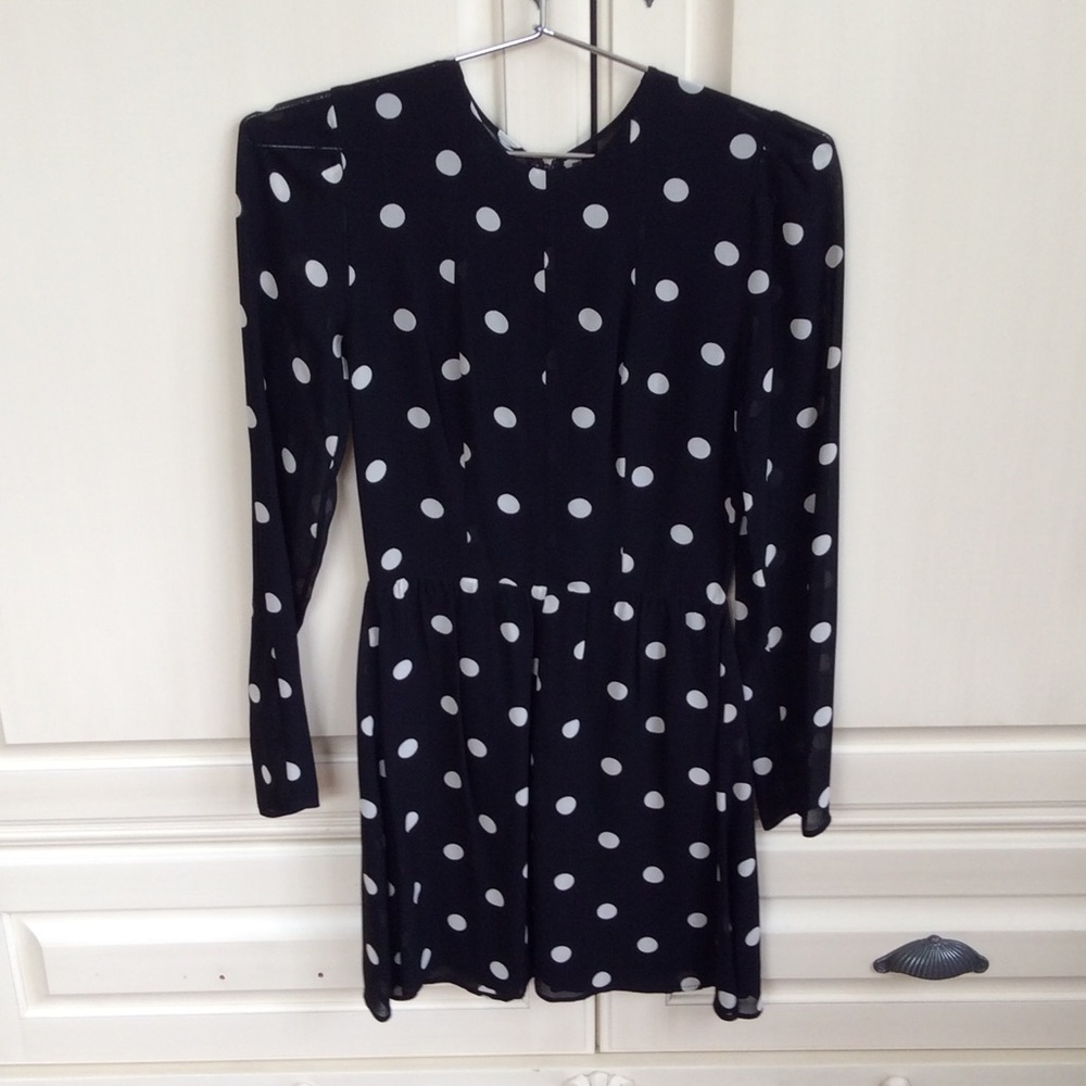 Reformation pokadot dress