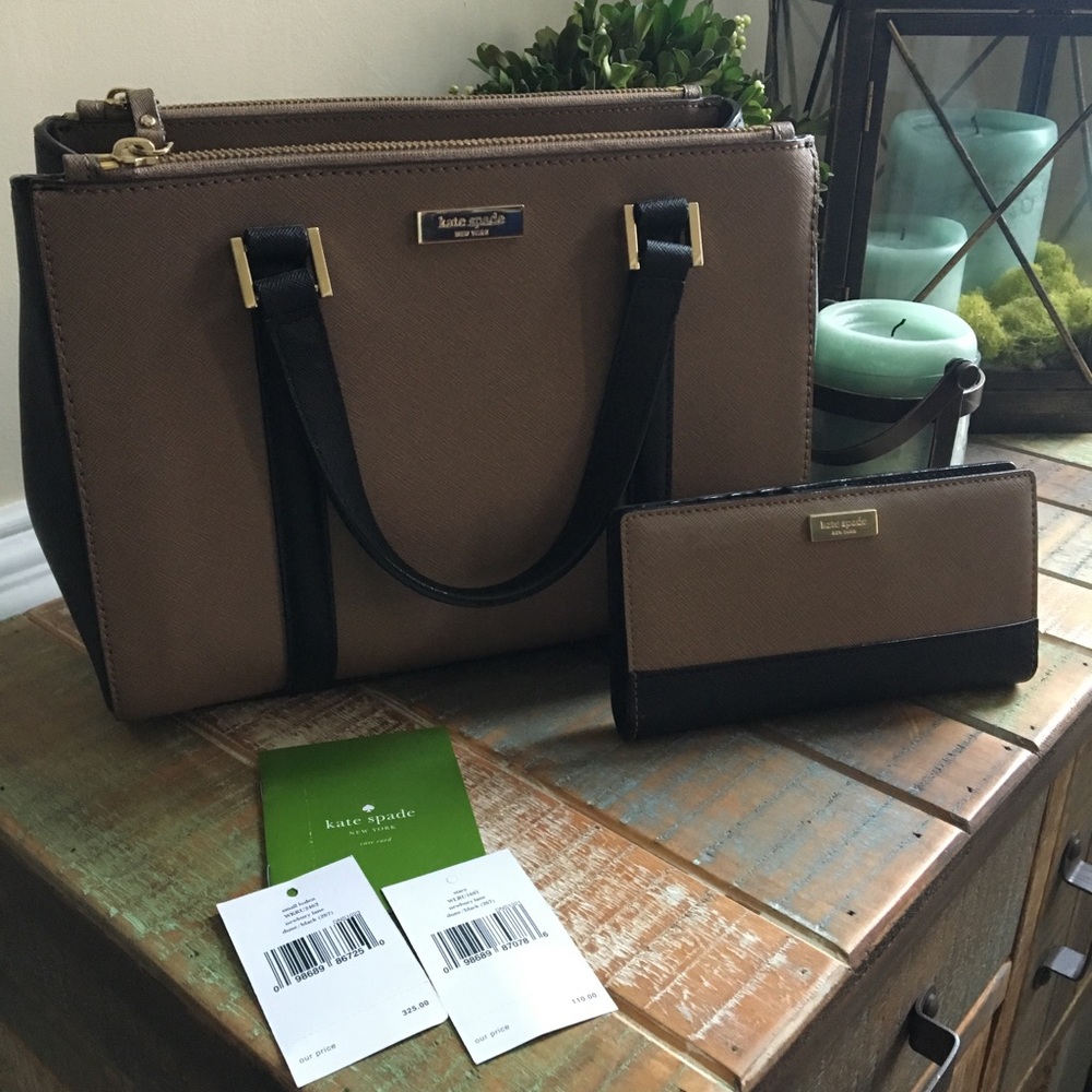 Kate Spade Loden bag in dune/black