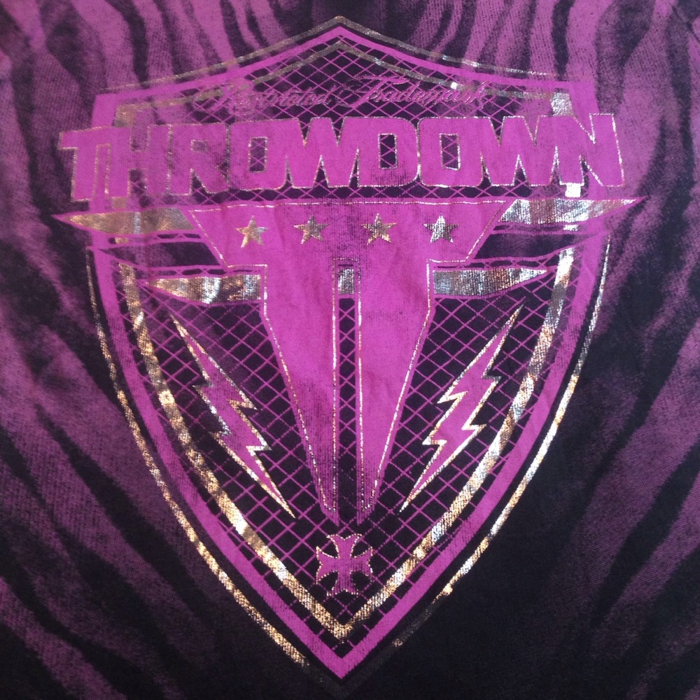 THROWDOWN WORLDWIDE TOP TEE EXCELLENT CONDITION
