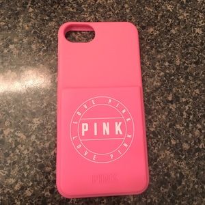 Pink Victoria secret phone case