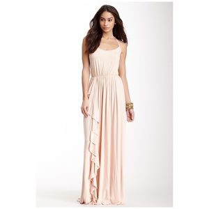 Rachel Pally Marin Bare Maxi Ruffle Dress Medium