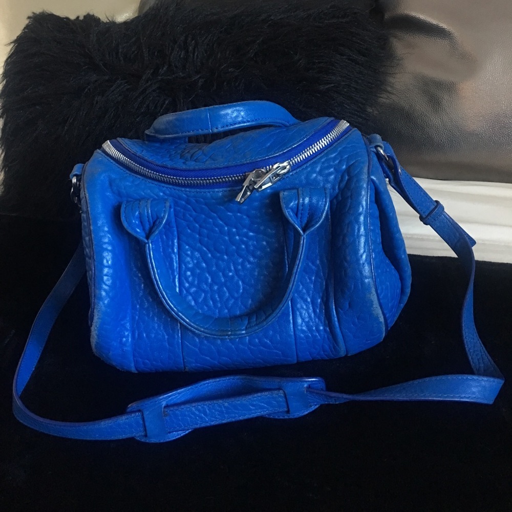 Alexander Wang Rockie in Pebbled Royal Blue
