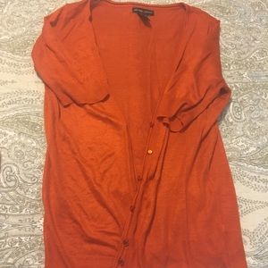 Orange cardigan