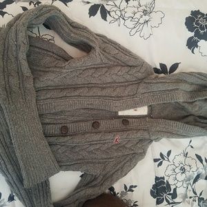 Hollister button up hoodie