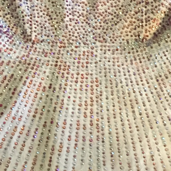 Halter sequin lace dress. - Picture 6 of 9