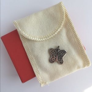 James Avery (retired) Butterfly charm- Uncut Loop