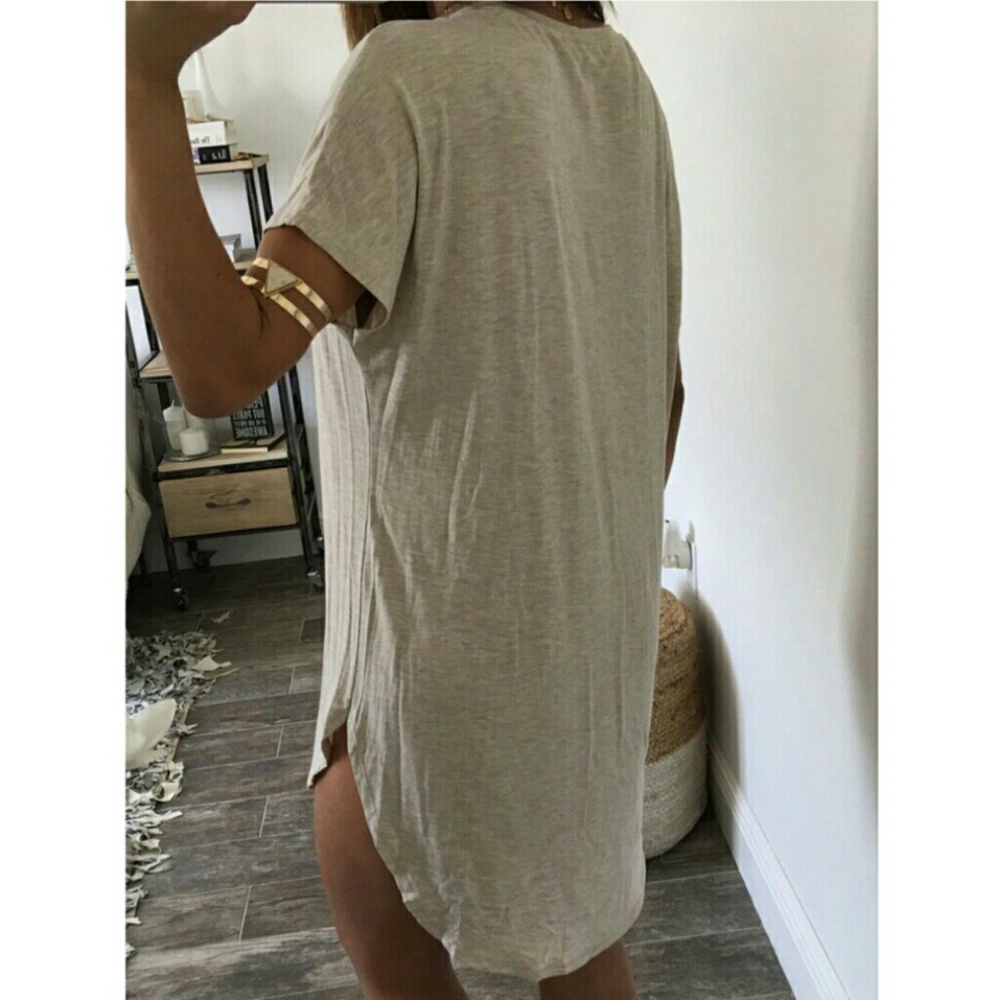 🎈SALE 🎈  🌿 CURVED HEM T-SHIRT DRESS🌿 - Picture 3 of 6