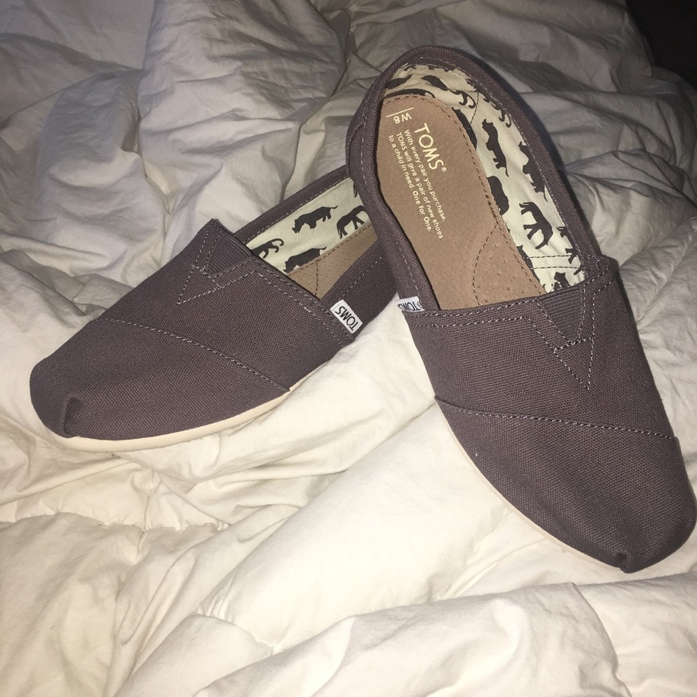 Grey TOMs. Never worn.