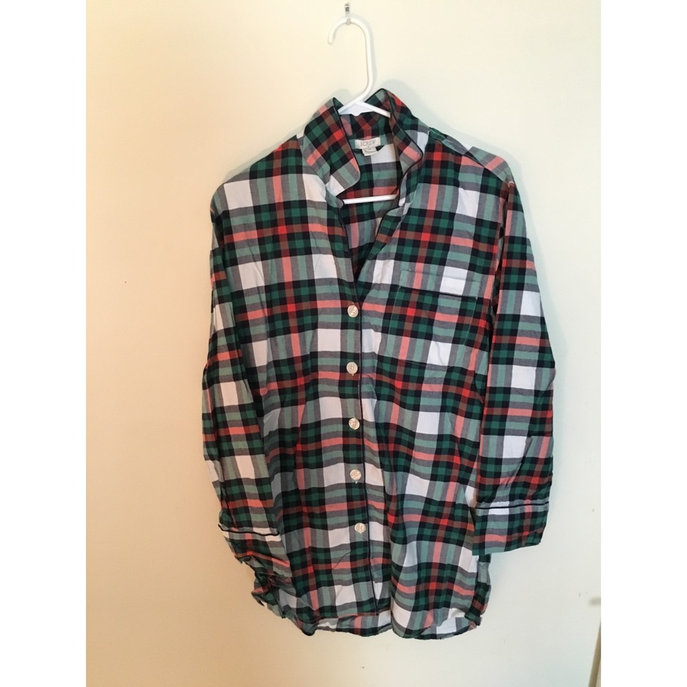 J Crew pajama shirt