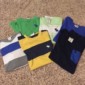Abercrombie Kids size Med 6 short sleeve shirts