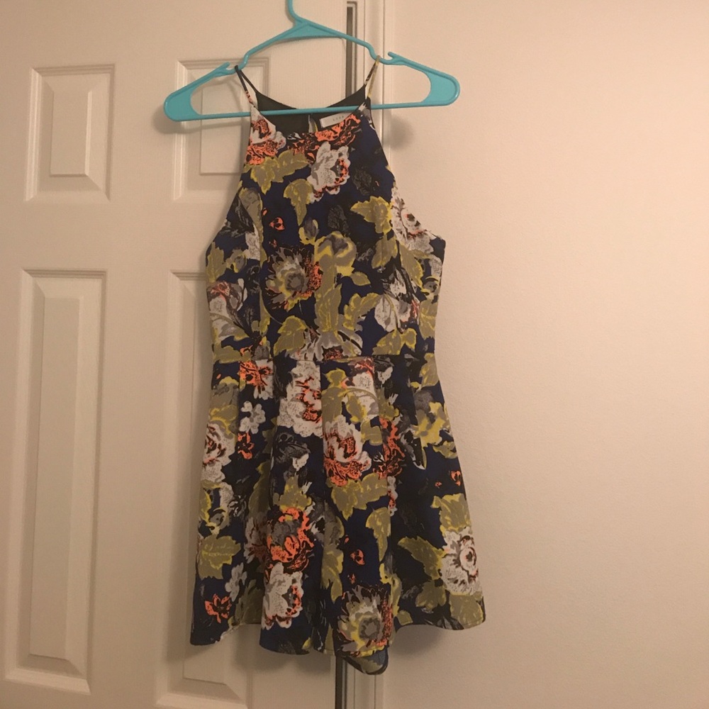 High Neck Romper
