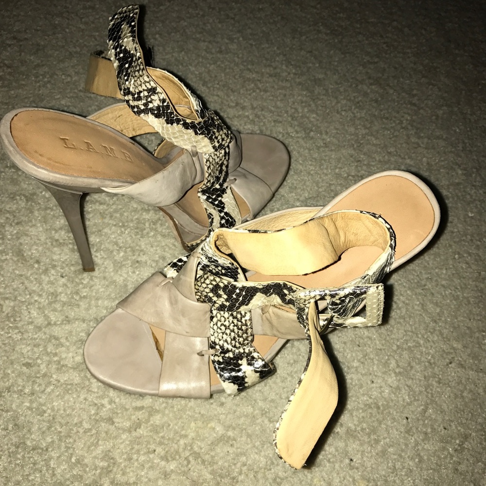 L.A.M.B high heel shoes