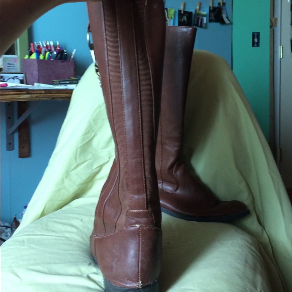 Brown riding boots - Picture 3 of 5