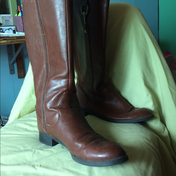 Brown riding boots - Picture 2 of 5