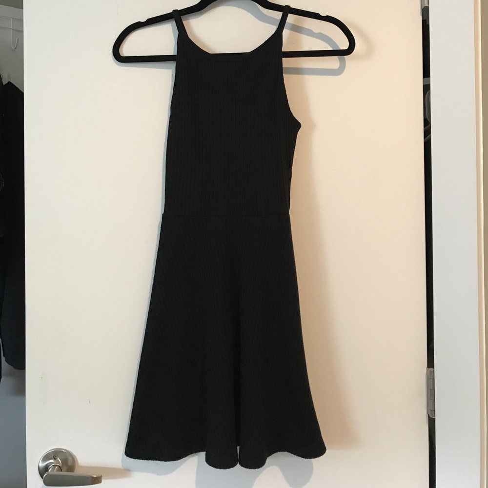 Topshop high neck skater dress