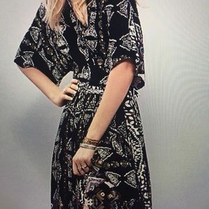 Free People Wild Mountain Kimono Dress
