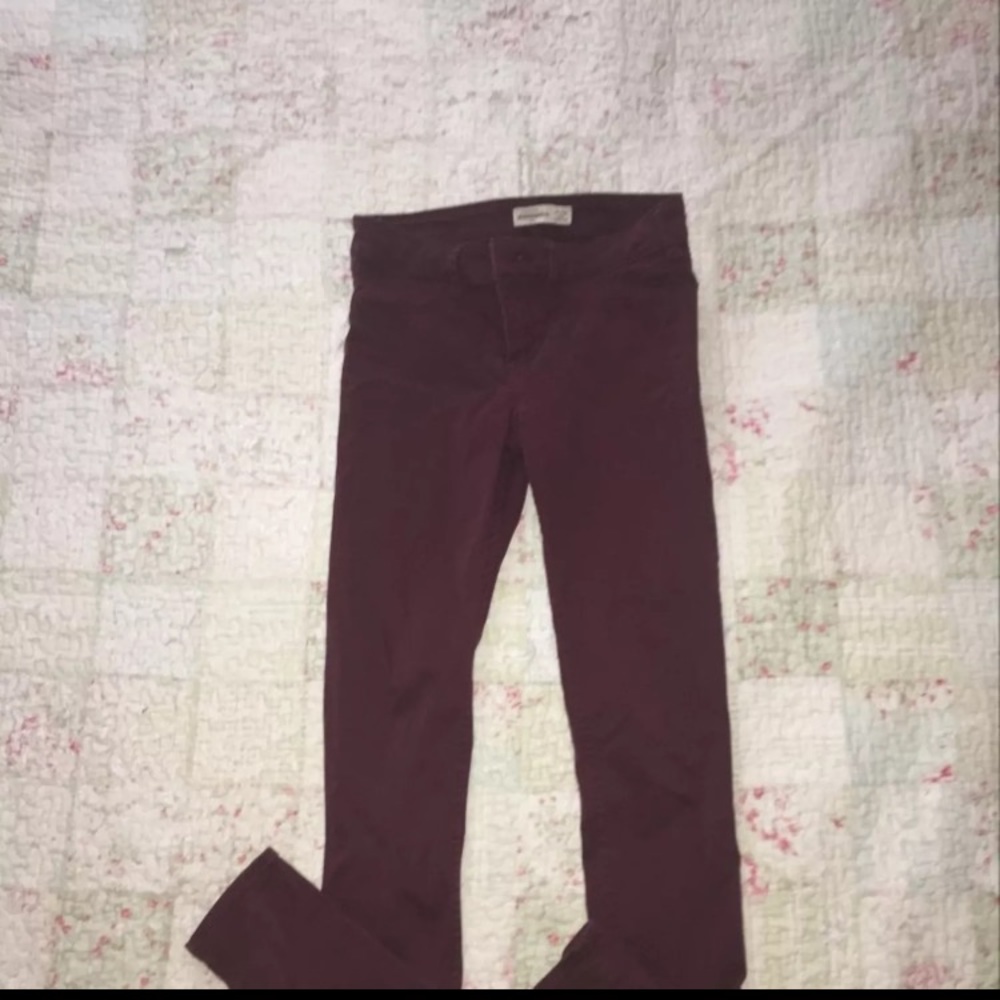 Abercrombie Kids maroon jeans