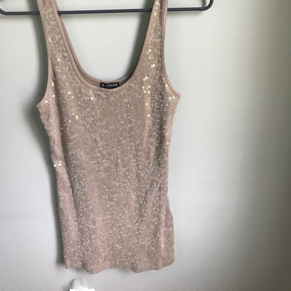Express sequin tank