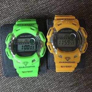 Diamond Shock Watch Lot