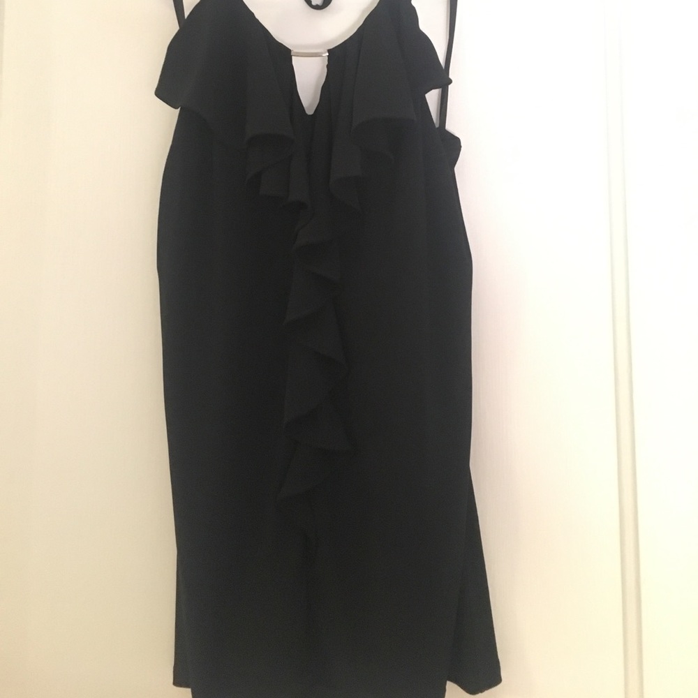 Sexy black halter
