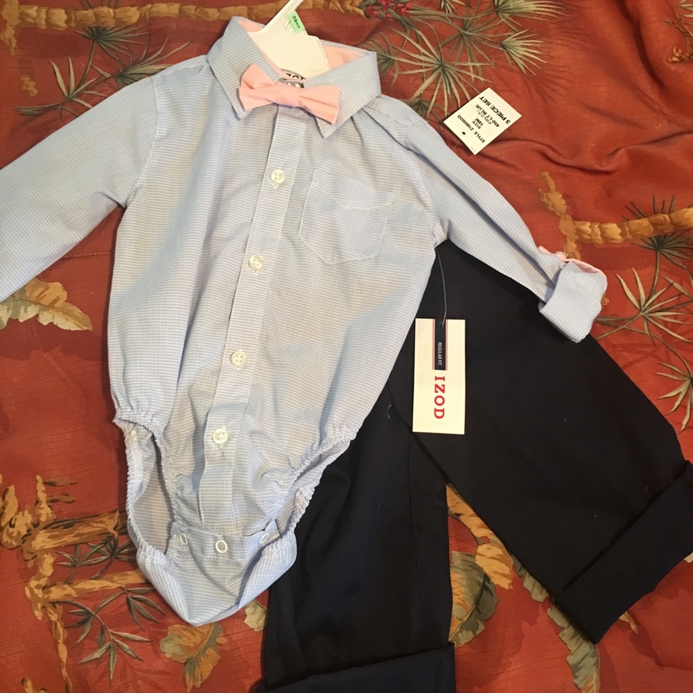 Bow tie shirt and pants
