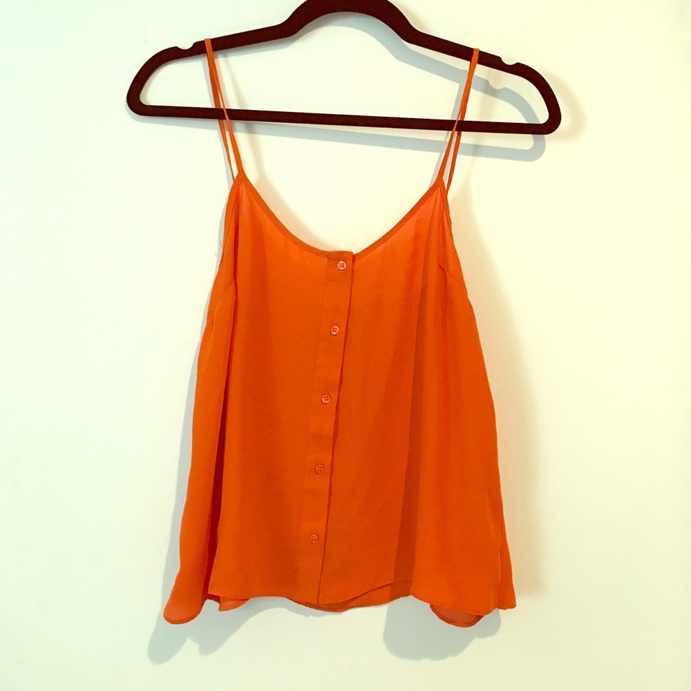 Topshop button down tank