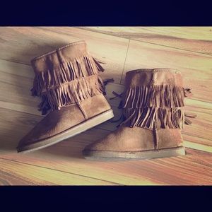 Wet Seal Fringe Boots