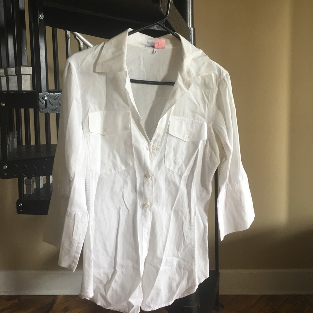MOVING SALE James Peres white button down