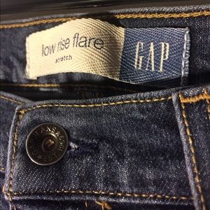 Gap low rise flare jeans-size 10