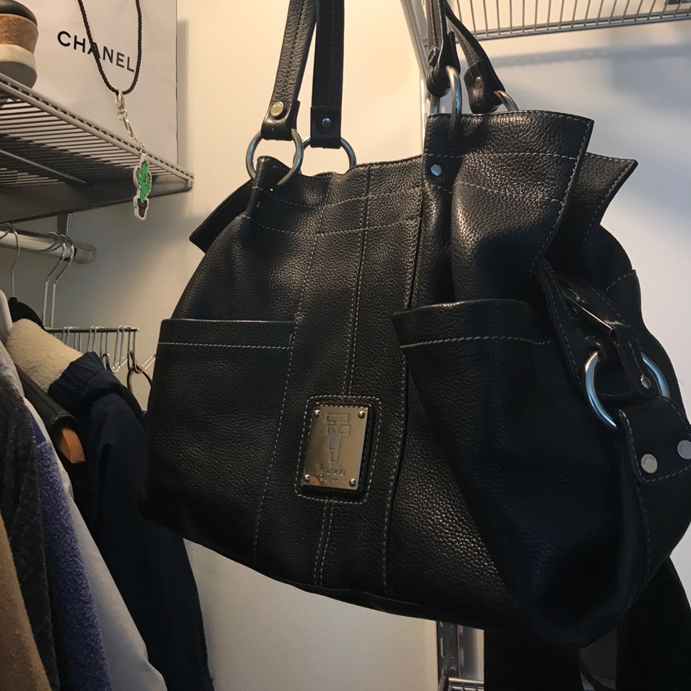 Tignanello Brown Leather Handbag
