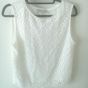 Loft sleeveless top. Nwt. Size Large.