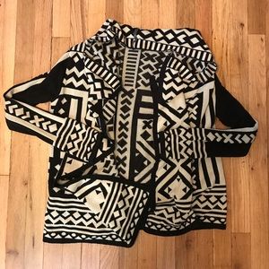 AZTEC OPEN SWEATER/CARDIGAN