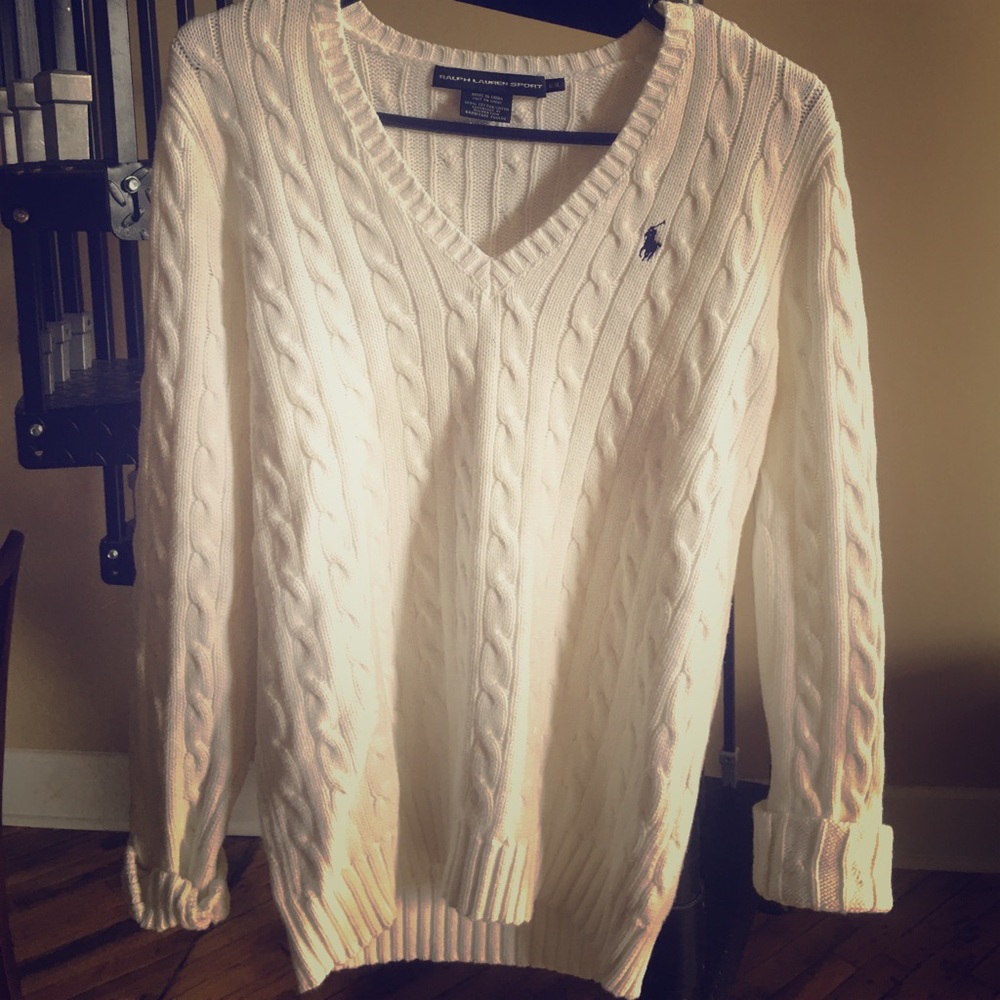 MOVING SALE Ralph Lauren cotton cable knit sweater