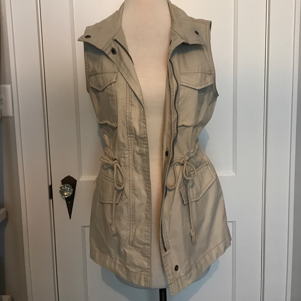 Taupe Cargo Vest