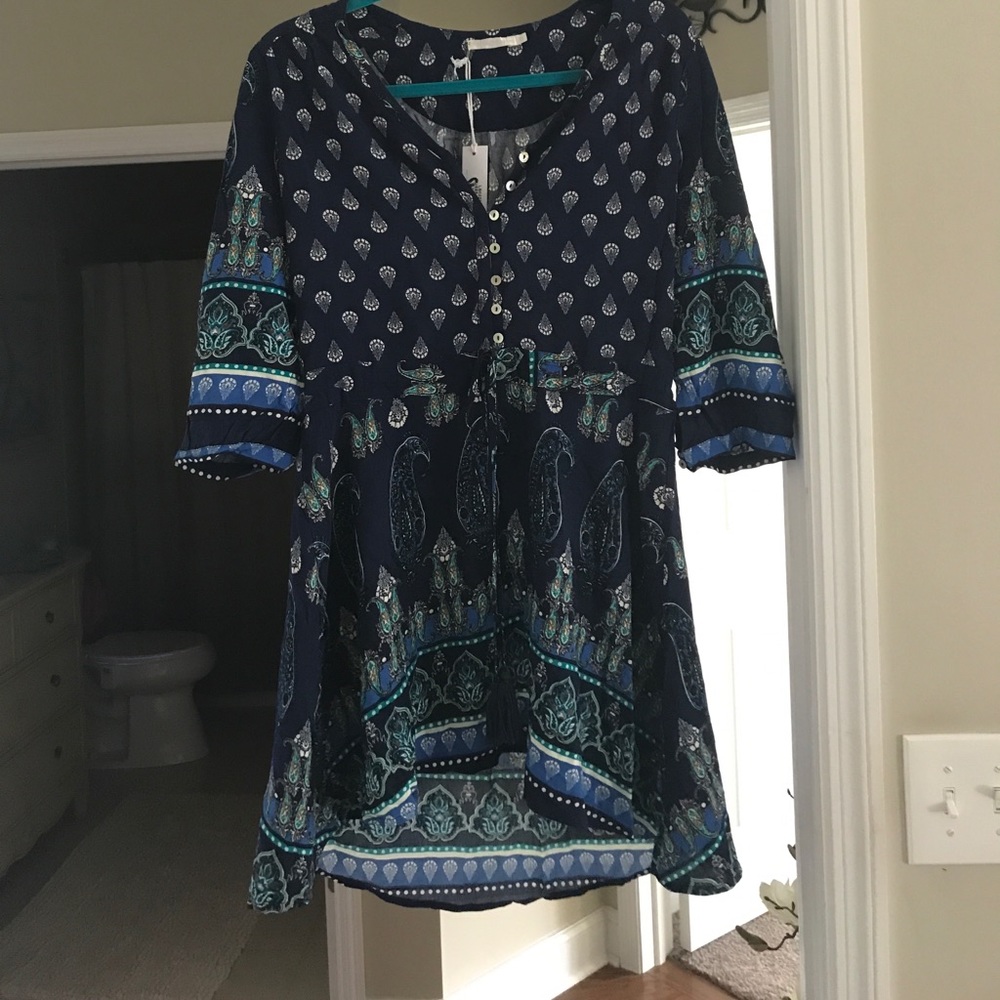Beach cover up/ could be worn as shirt