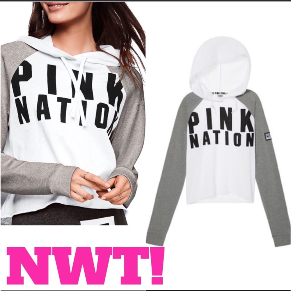 Vs cropped hoodie
