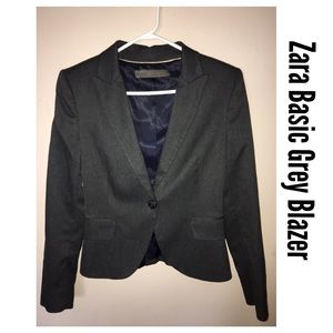 Zara Basic- Dark Grey Blazer