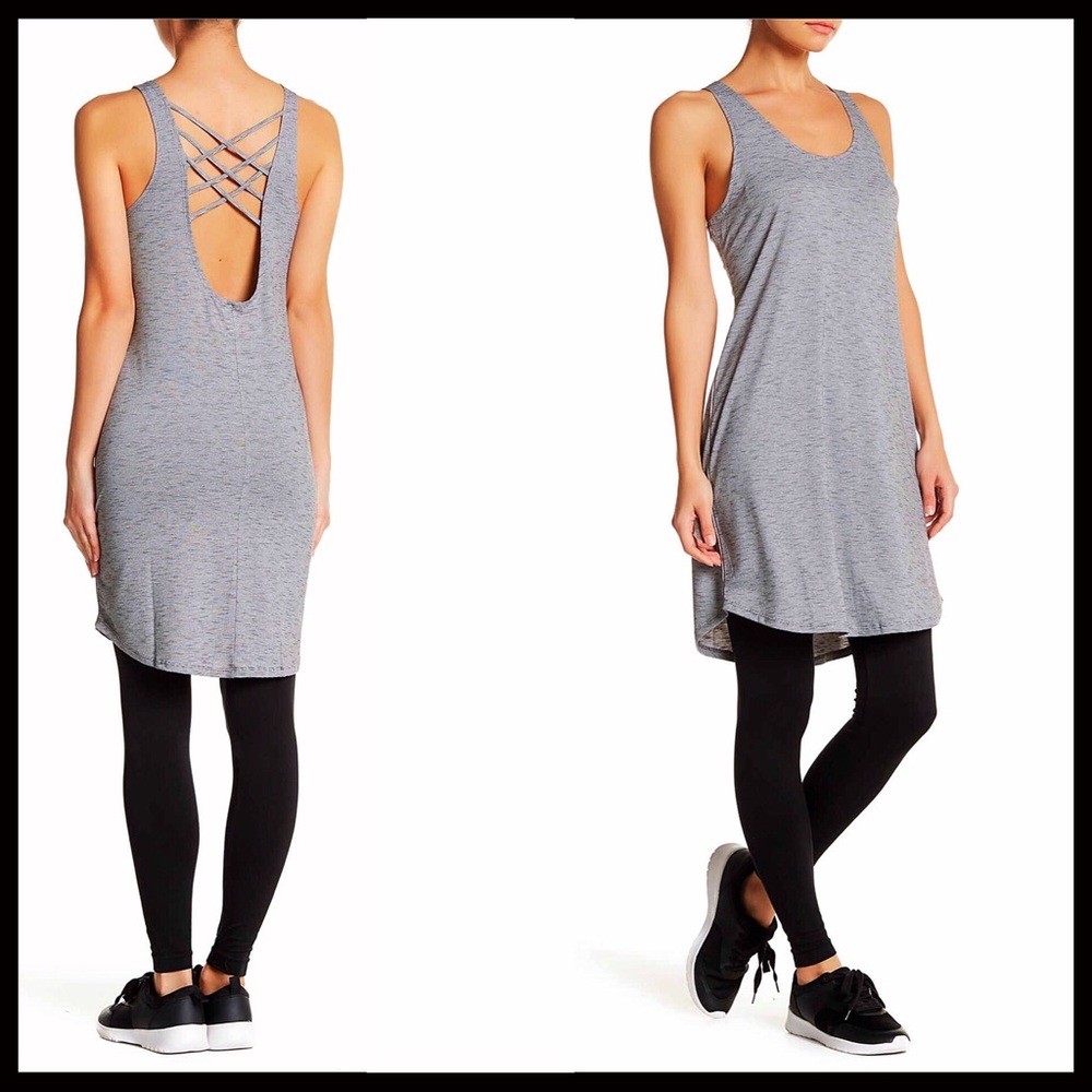 ❤️1-HOUR SALE❤️ STEVE MADDEN Grey Tunic Tank Top - Picture 4 of 6