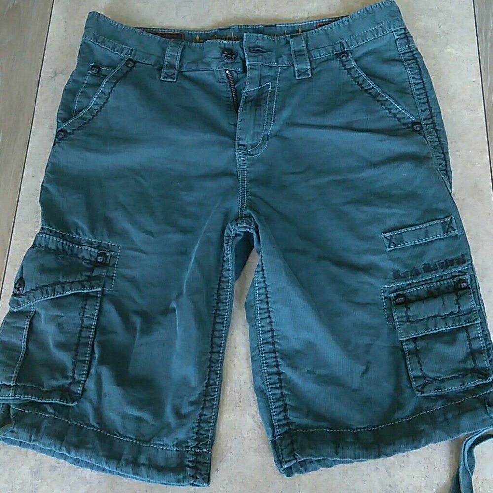 Men's Rock Revival Cargo Shorts 32" W