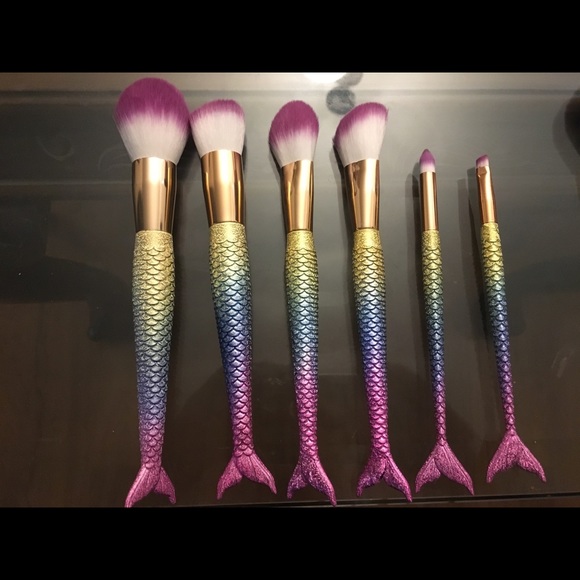Pro Mermaid Makeup Brushes (6pcs) - Picture 2 of 2