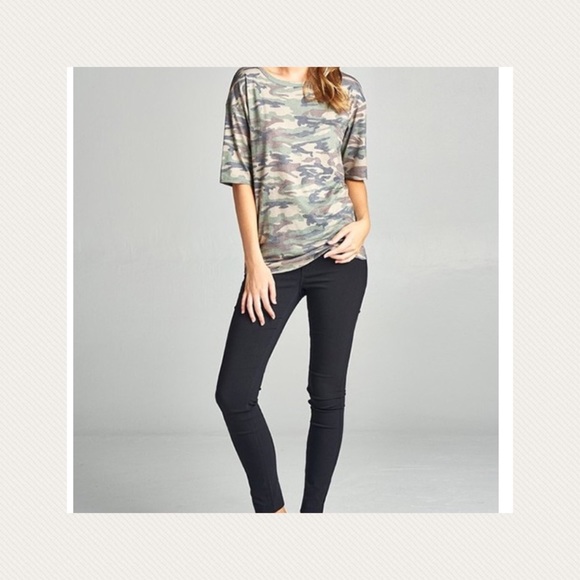 Camo Short Sleeve T-Shirt - Picture 2 of 3