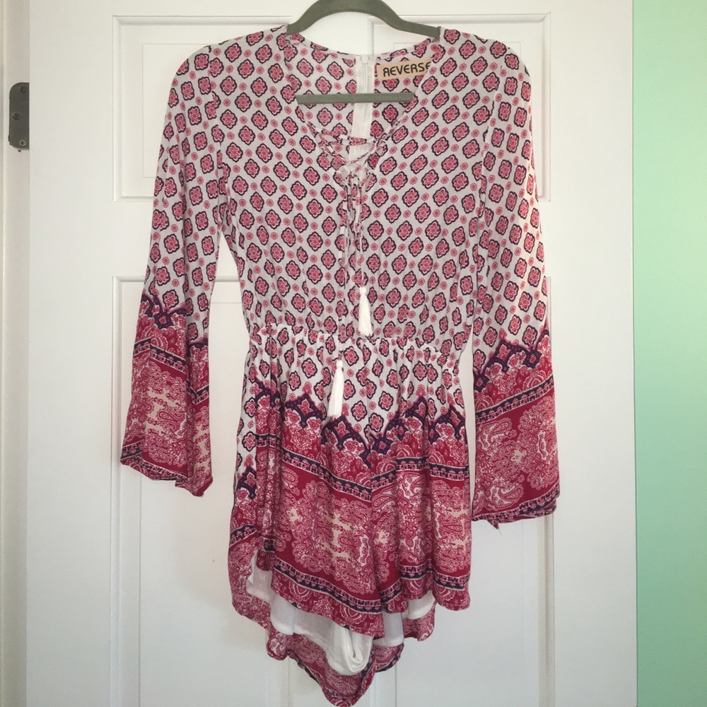 Patterned Romper - image 1