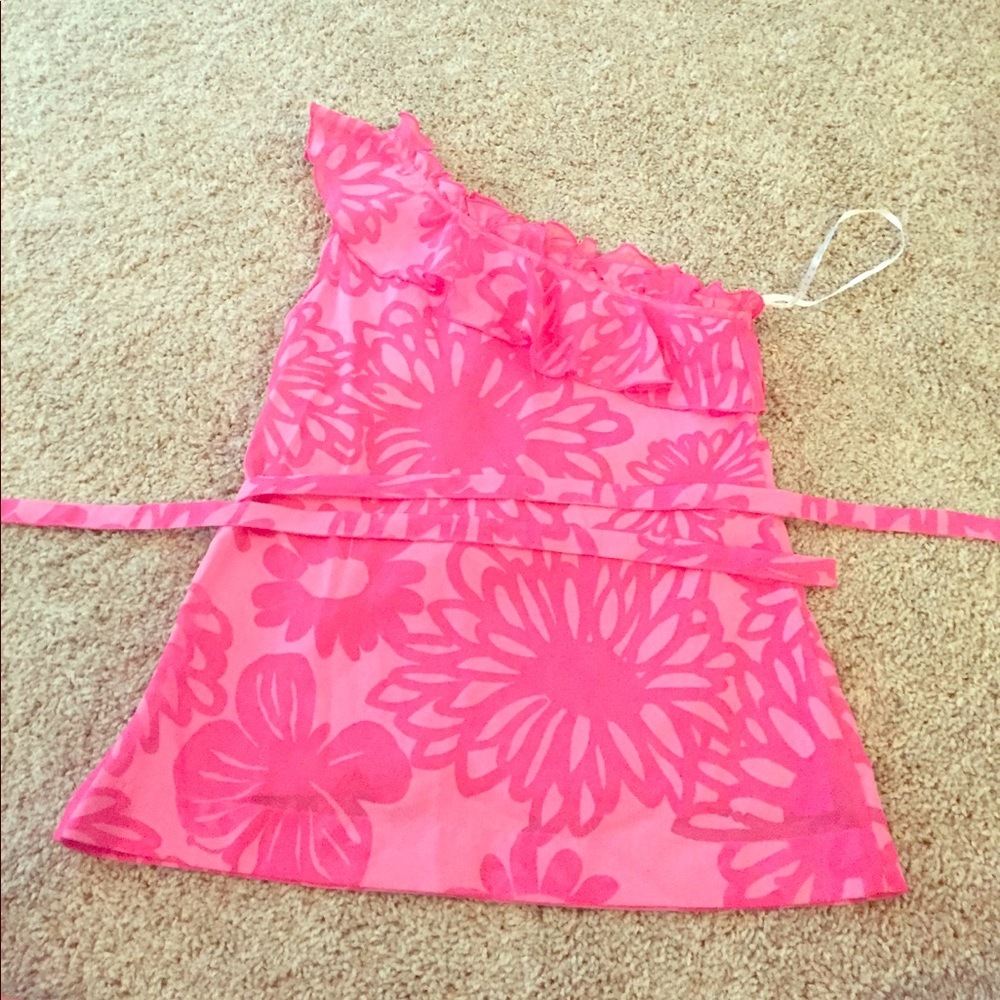 Lilly Pulitzer one shoulder top