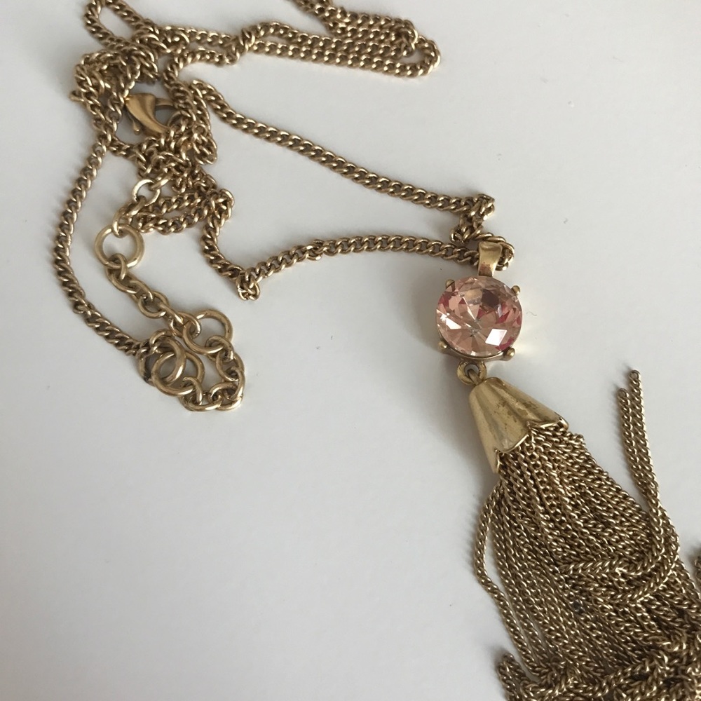J. Crew Tassel Necklace