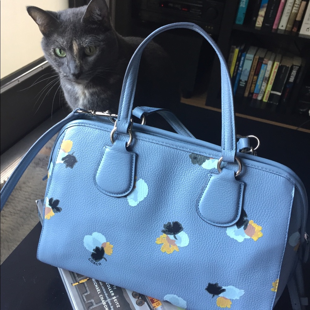 SOLD Coach Nolita Cornflower Satchel Bag 💙 - Picture 2 of 8